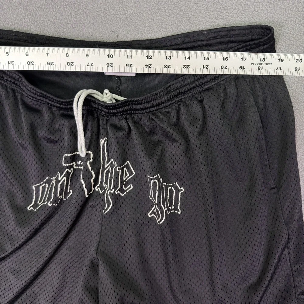 Champion‎ Shorts Mens XL Black Basketball Athletic Drawstring On The Go Pull On